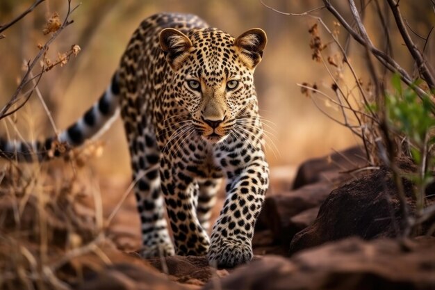 Leopard in the wild