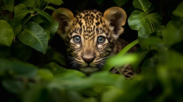 Leopardpanter jongen