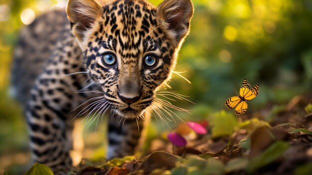 Leopardpanter jongen