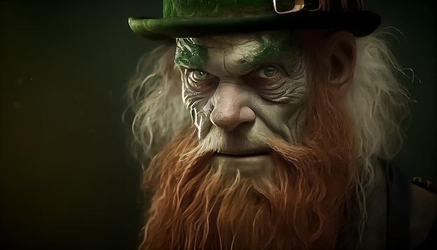 Leprechaun cartoon St Patrick's Day a day of pride for Ireland March 17