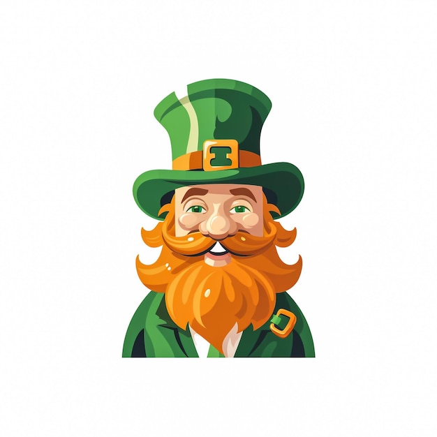 leprechaun Face logo