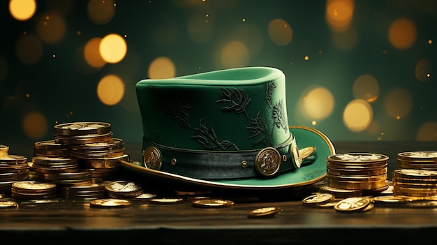 leprechaun hatHD 8K wallpaper Stock Photographic Image