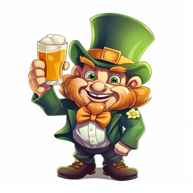 leprechaun st patricks icoon afbeelding