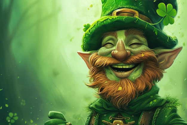 Leprechauns verheugen feestelijke groeten