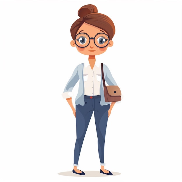 leraar onderwijs kennis illustratie happy concept design vector klaslokaal boek