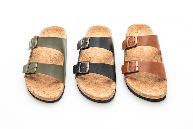 leren sandalen voor dames en heren (unisex)