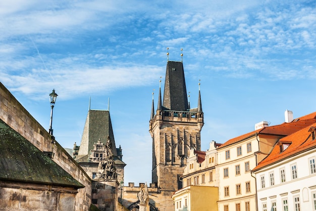 Lesser Town Bridge Tower in Praag, Tsjechië