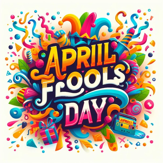 재미를 시작하자: 재미있는 4월 1일 배너를 즐겁게하고 즐겁게하십시오.
