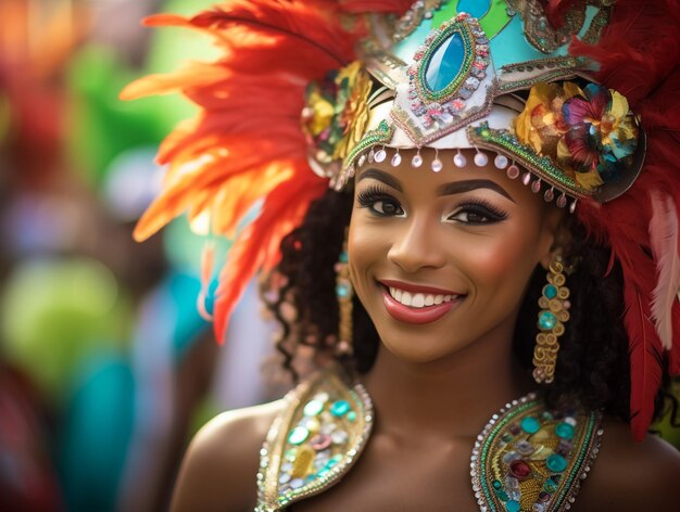 Let her movement entertain you cropped shot of a beautiful samba dancer performing at carnival