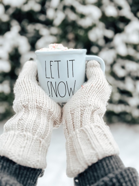 写真 雪が降るように