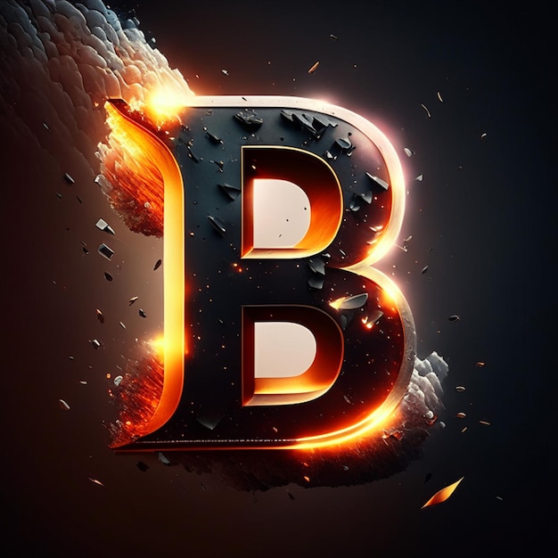 글자 B 로고 디자인 또는 B 모노그램 디자인 또는 B 로고