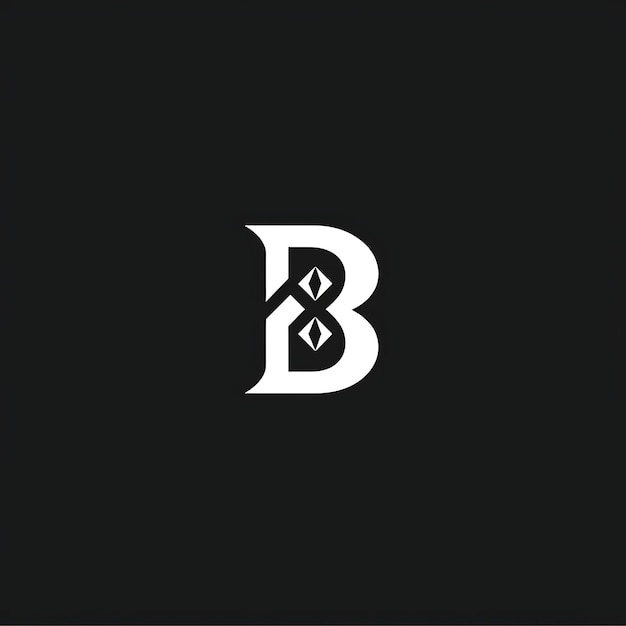 Foto letter b logo met geavanceerde vibe letter mark logo stijl luxury creatieve idee concept alfabet