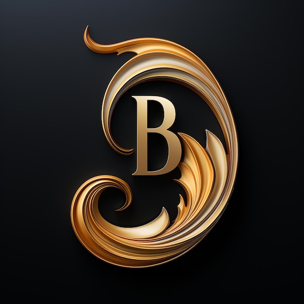 Photo letter b logo