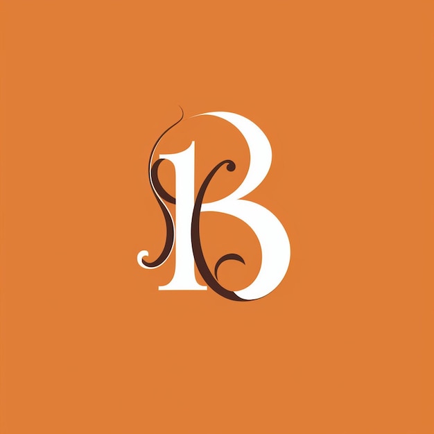 Photo letter b monogram logo design illustration graphic creative