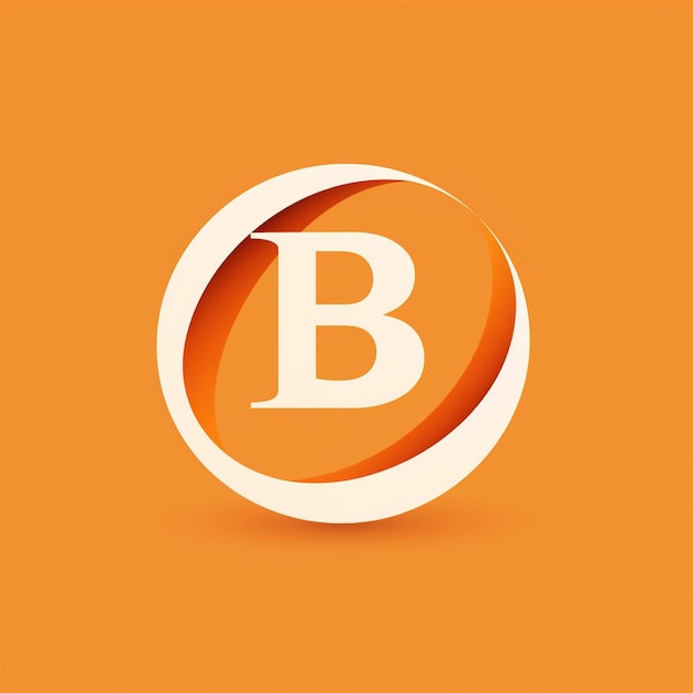 Foto letter b monogram logo ontwerp illustratie grafisch creatief