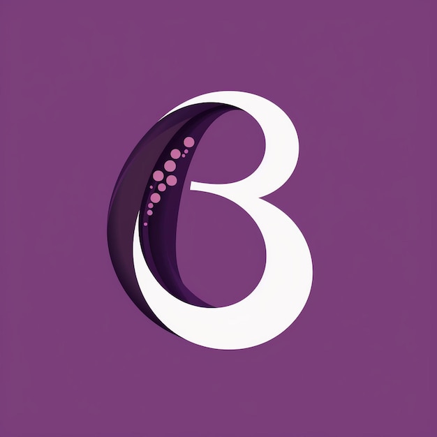 Letter B Monogram Logo Ontwerp Illustratie Grafisch Creatief