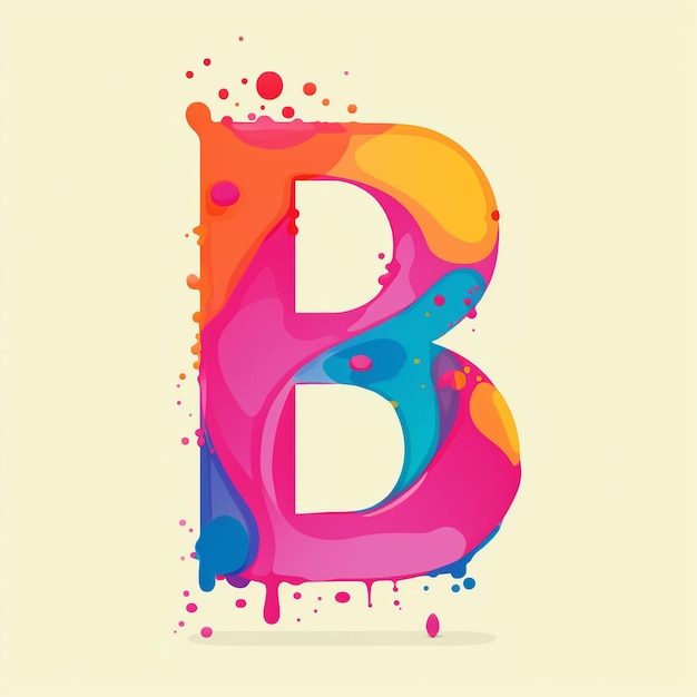 Foto letter b monogram logo ontwerp illustratie grafisch creatief