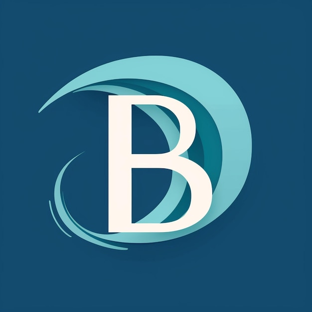 Letter B Monogram Logo Ontwerp Illustratie Grafisch Creatief