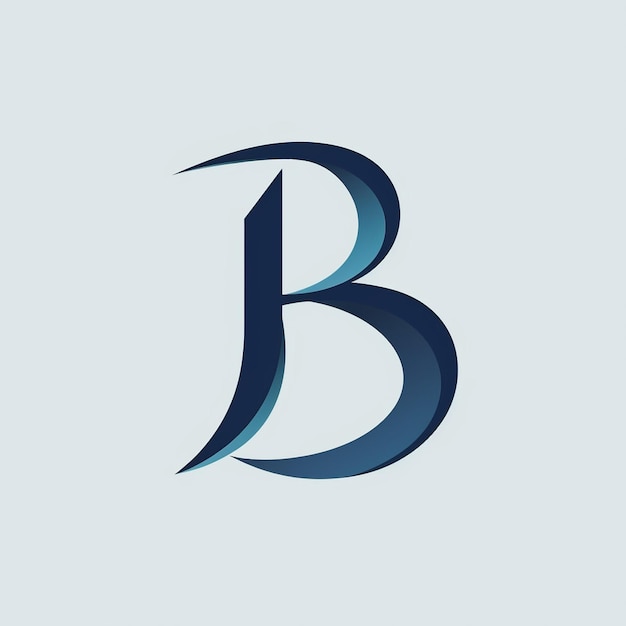 Letter B Monogram Logo Ontwerp Illustratie Grafisch Creatief