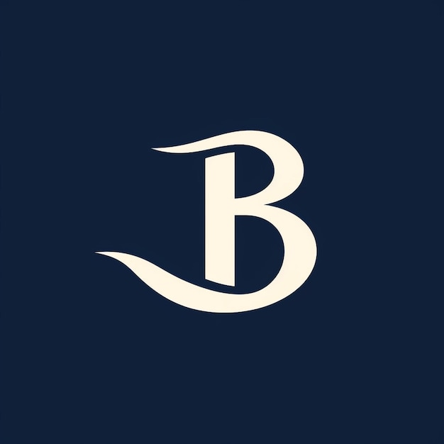 Letter B Monogram Logo Ontwerp Illustratie Grafisch Creatief