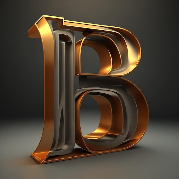 Letter B text effects