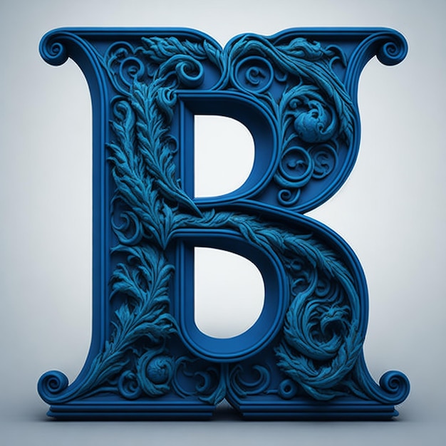 Photo letter b text effects