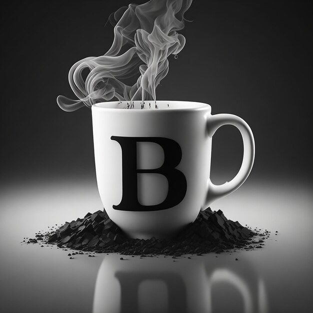 Letter B text effects