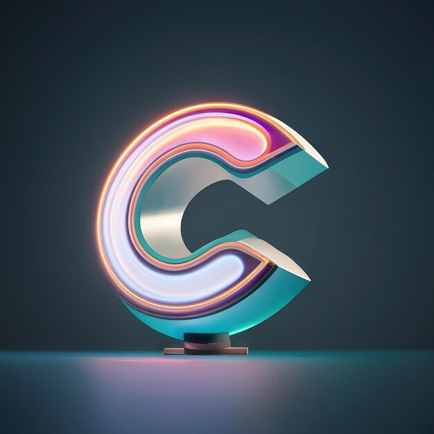 Фото Буква c в 3d