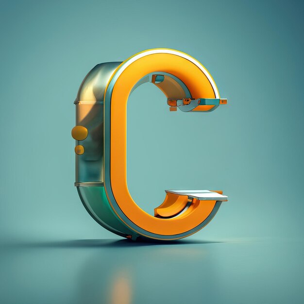 Foto letter c in 3d