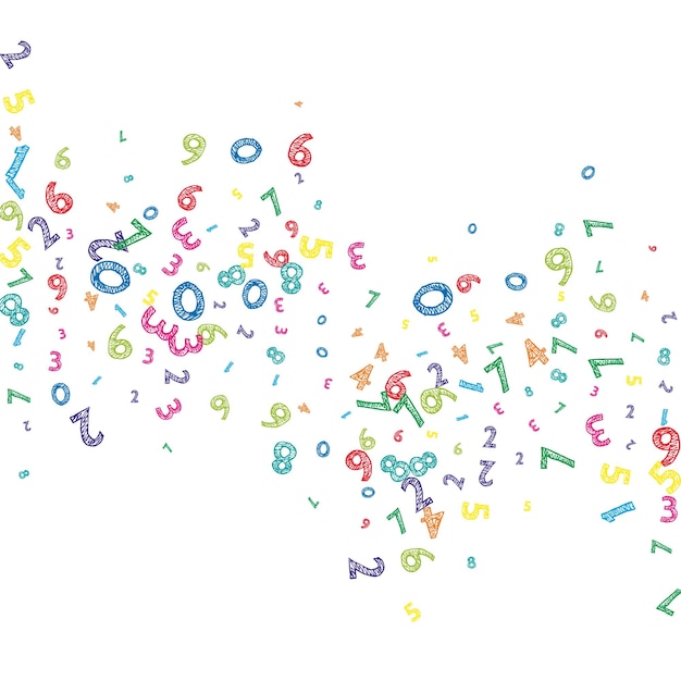 사진 라틴어 알파의 글자 confetti 학교 배경으로 돌아 다채로운 스케치 비행 영어 단어