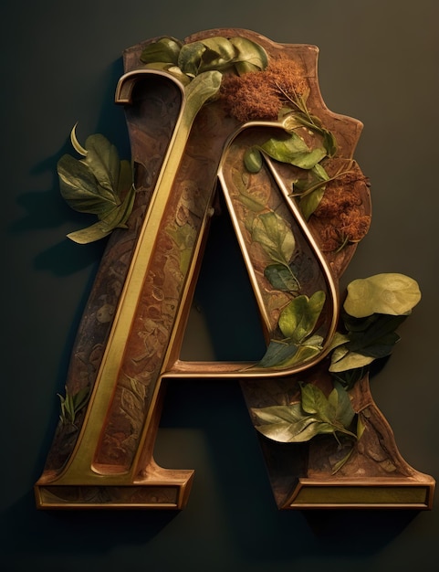 Letter A in different Shape