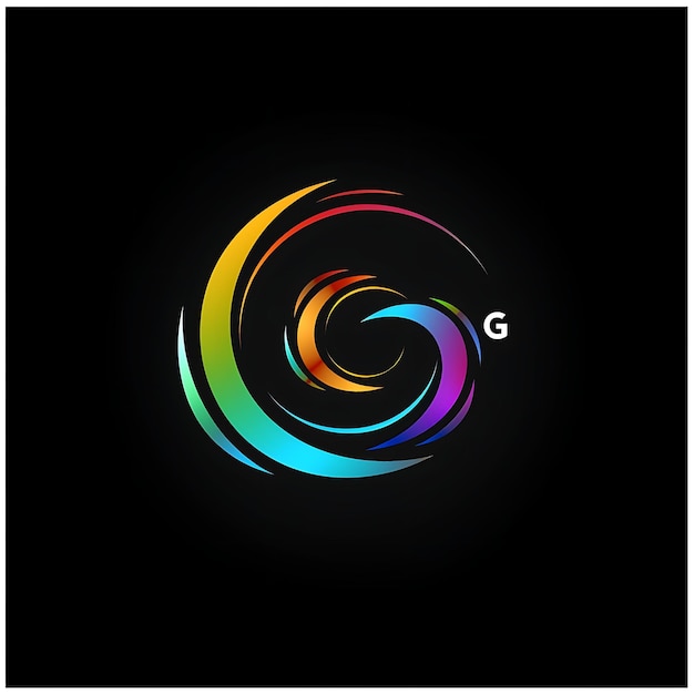 Фото g с буквой aurora стиль дизайна логотипа с g в форме творческой идеи концепция простая минимальная