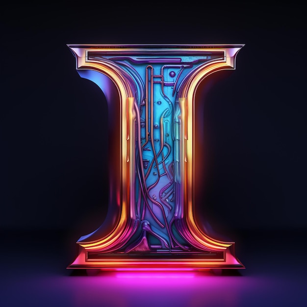 Letter I Neon Kunst