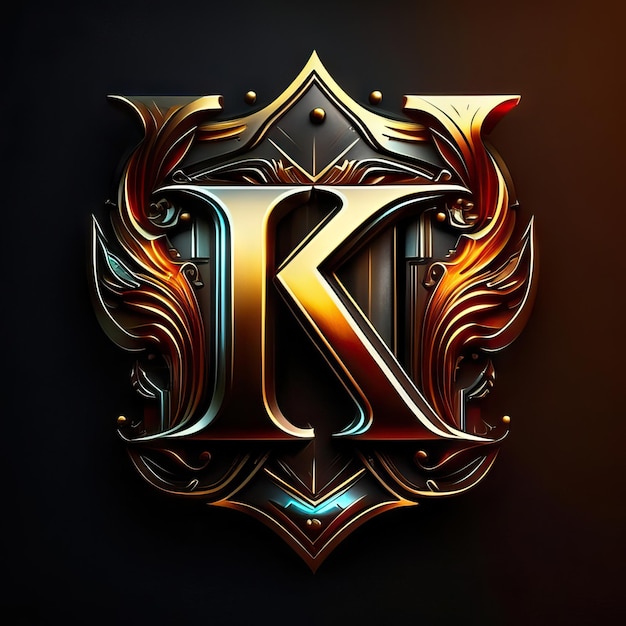 Photo letter k logo