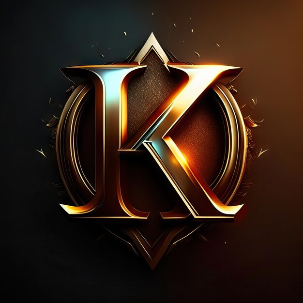 Photo letter k logo