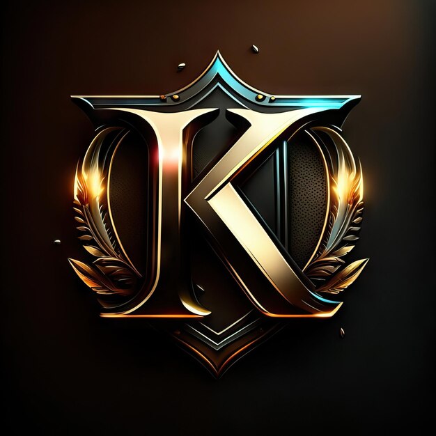 Photo letter k logo