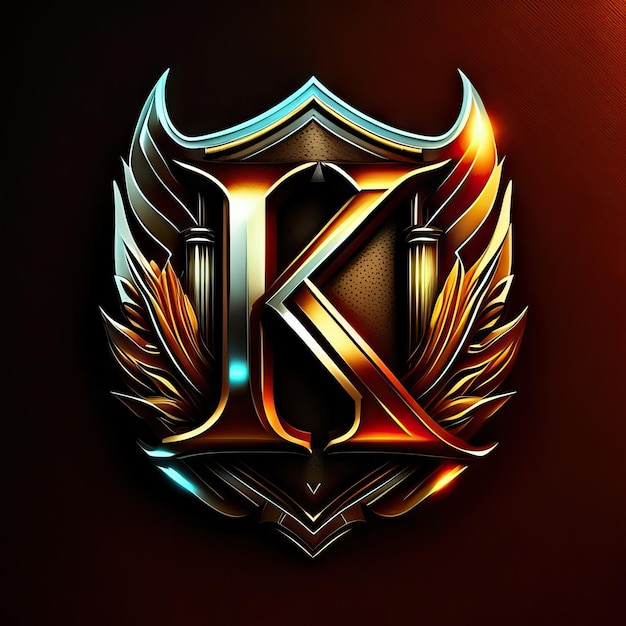 Premium Ai Image Letter K Logo