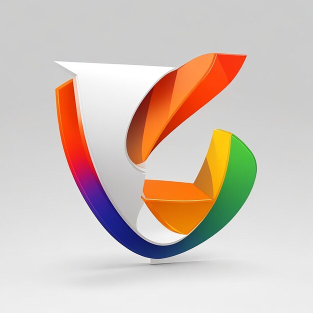 Photo letter logo template vector icon illustration design ai generated