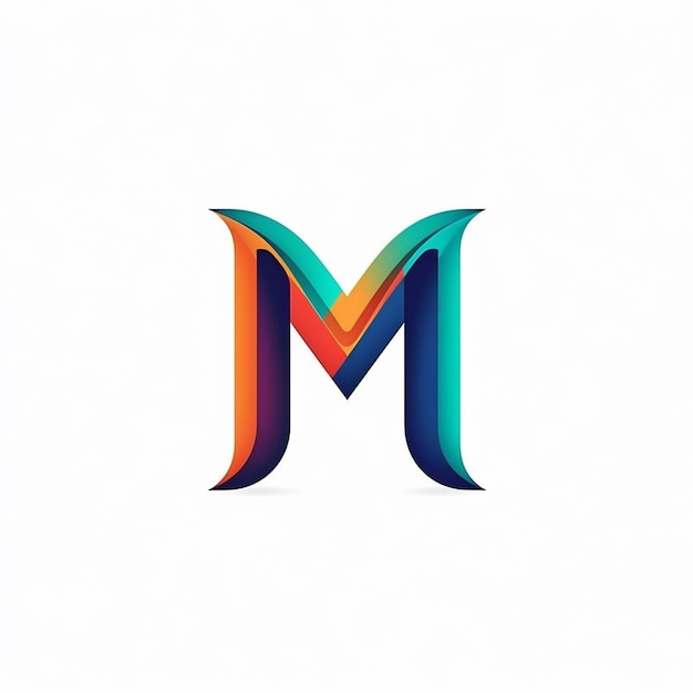 Letter M Alfabet Moderne stijlvolle logo