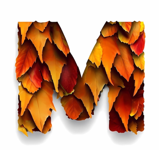 Letter M of the Autumn Alphabet