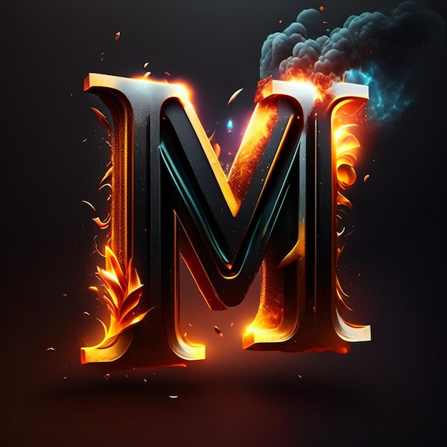 Letter M logo design or M logo design or M monogram design