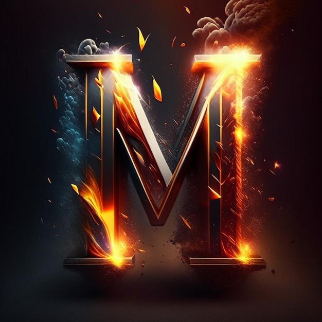 Letter M logo design or M logo design or M monogram design