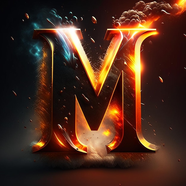 Foto letter m-logo-ontwerp of m-logo-ontwerp of m-monogramontwerp