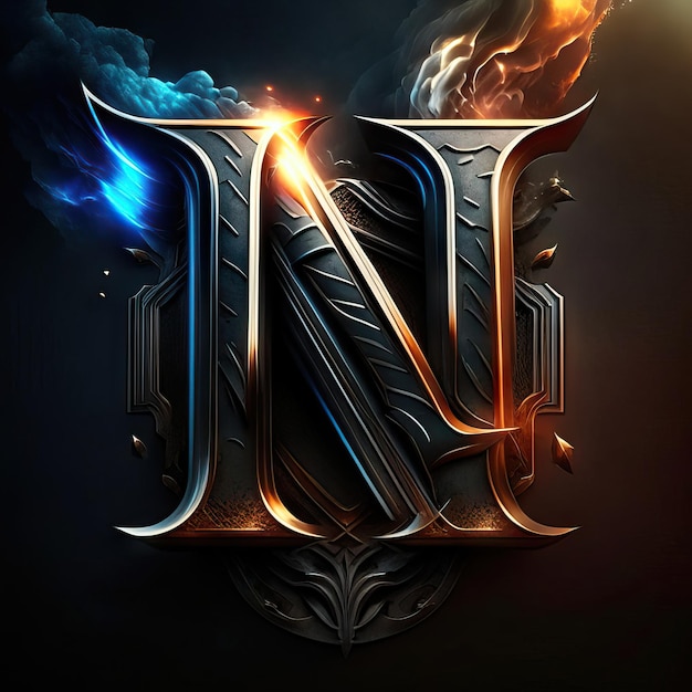 Letter n logo