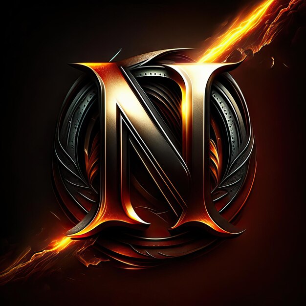 Letter n logo