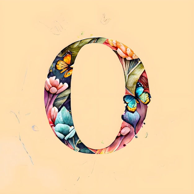 A letter o with the letter o in the middle.