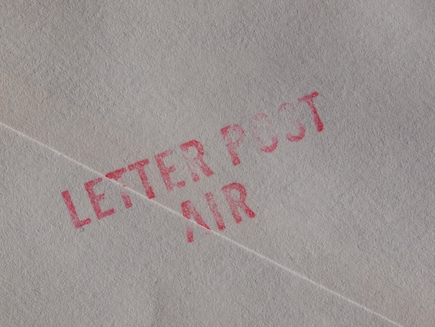 Letter post air