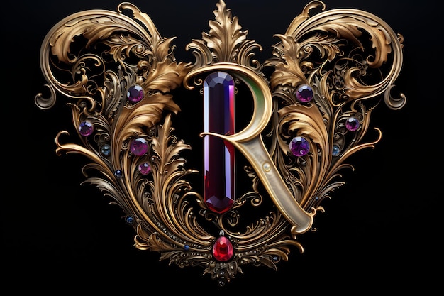 a letter r is in the shape of a letter r