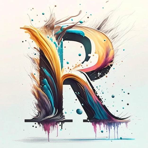 Photo letter r logo or logo r or r monogram or business logo r design