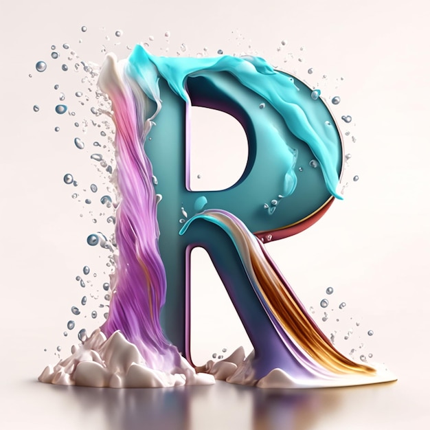 Foto letter r-logo of logo r of r monogram of bedrijfslogo r-ontwerp